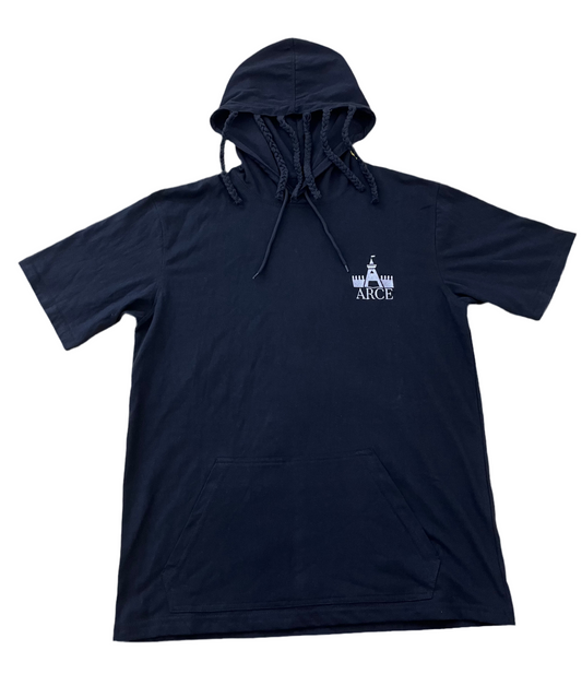 Short sleeve hooded t-shirt